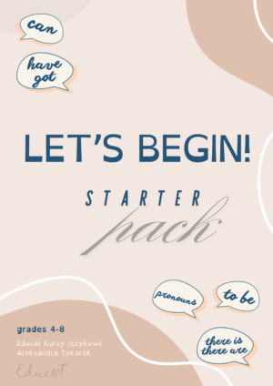 Let's Begin! (Starter Pack) - Gramatyczne karty pracy na START